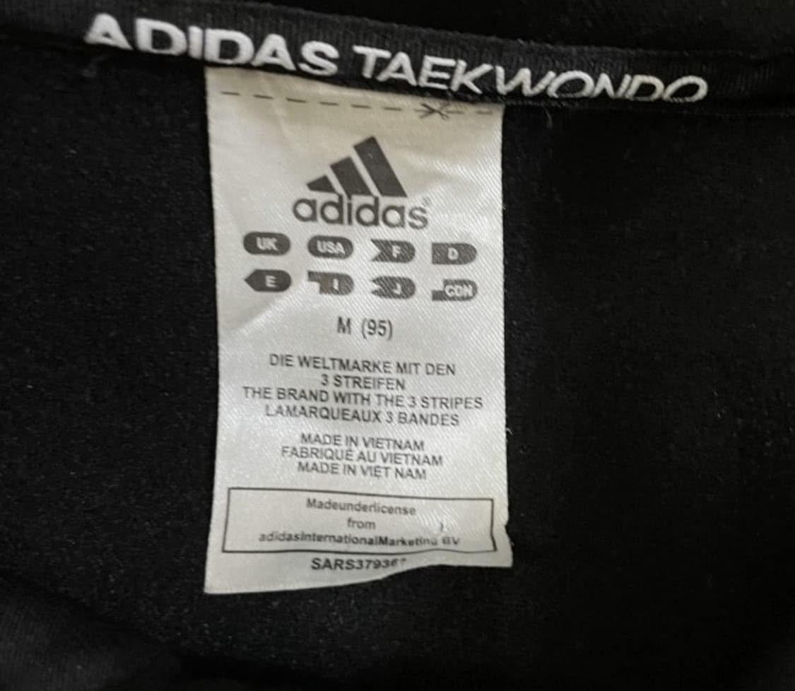 아디다스 블랙 검흰 트랙탑 져지집업 100/L 상품이미지4