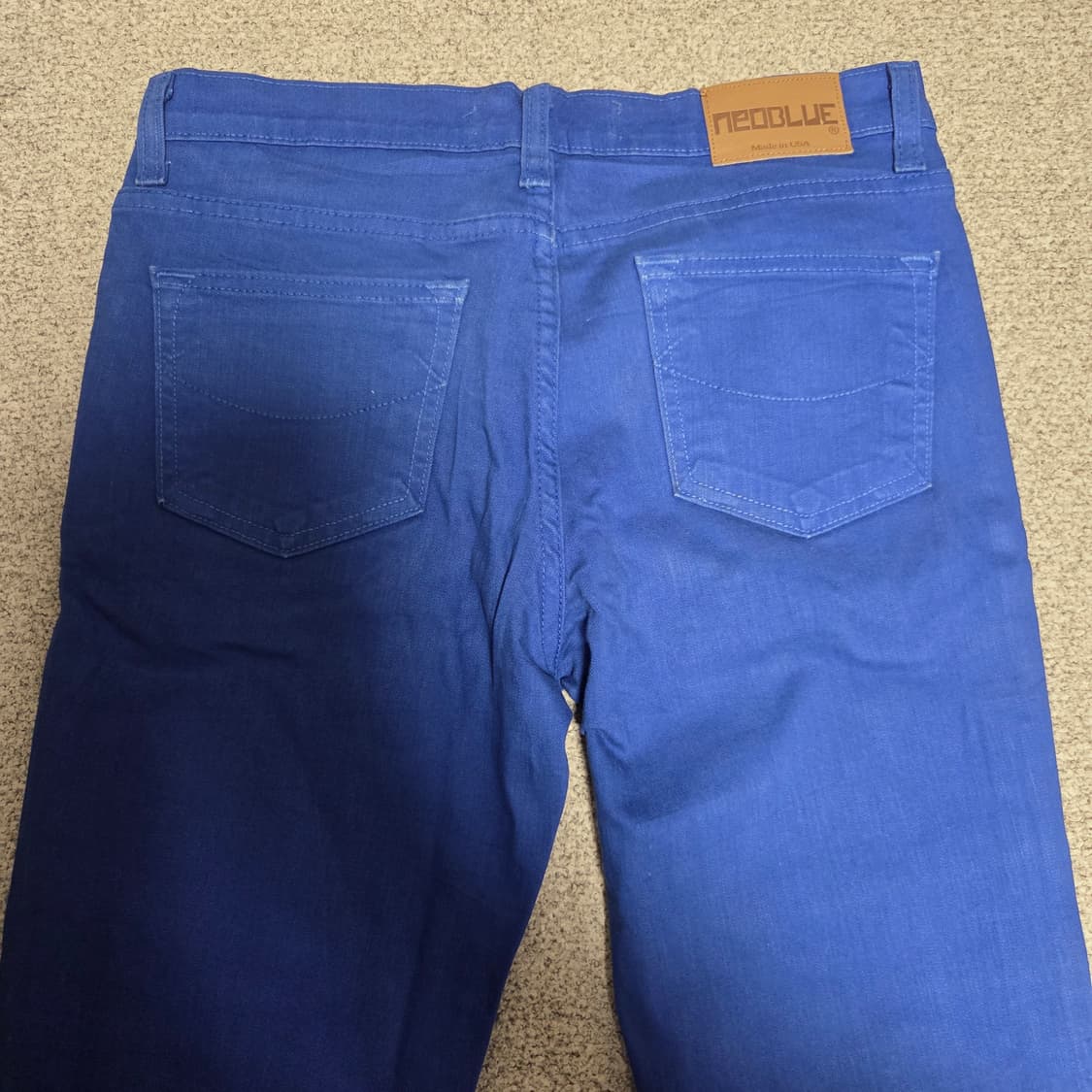 Made in USA 네오블루 데님팬츠 청바지 30-31 상품이미지5