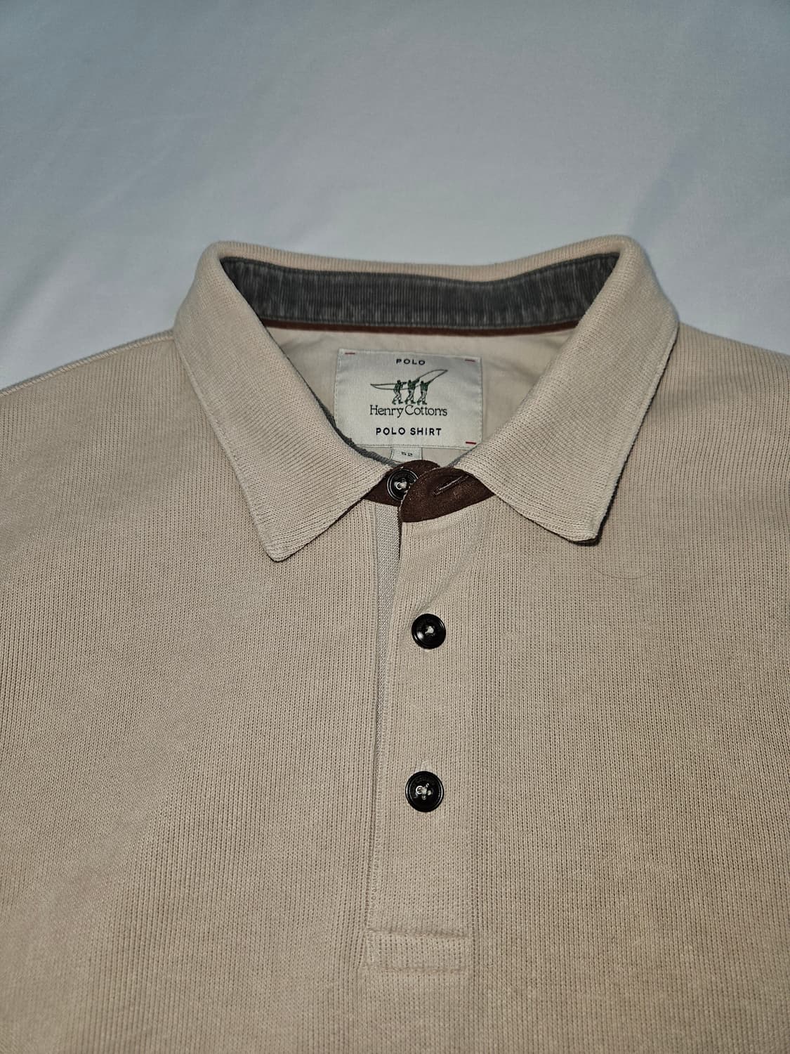 헨리코튼 니트 긴팔 카라티 티셔츠 폴로셔츠 52 상품이미지1