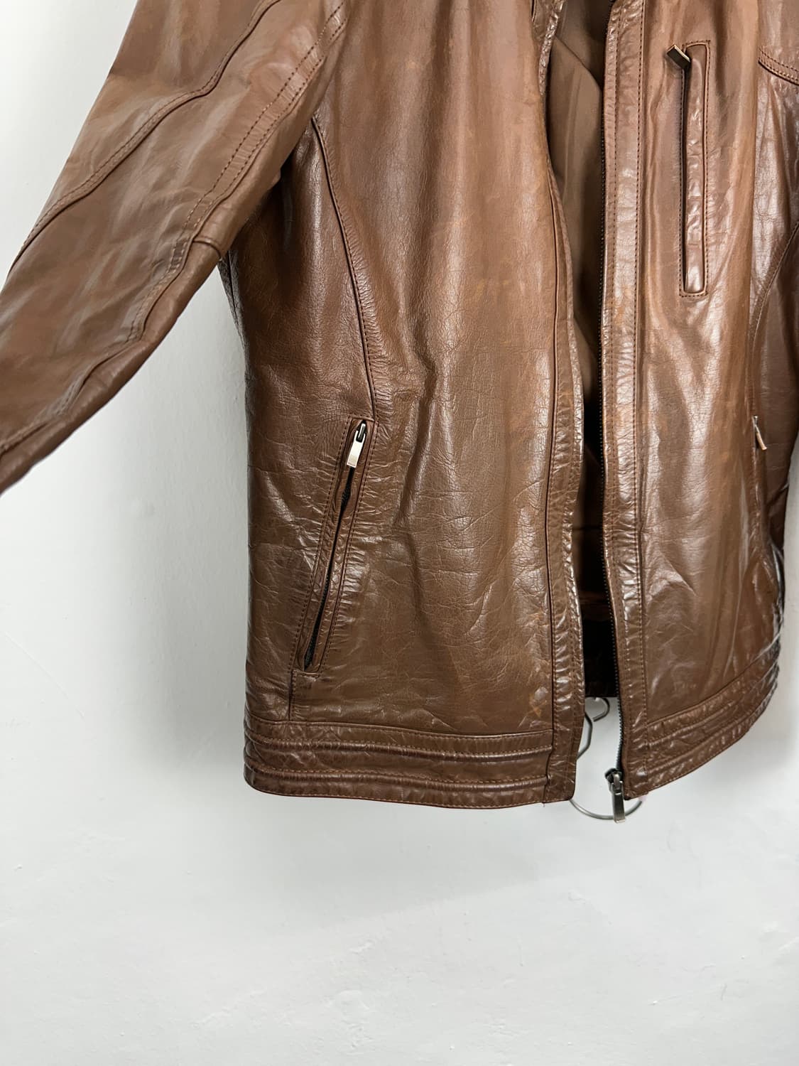 Kinloch Anderson Cowhide Leather Jacket 상품이미지4