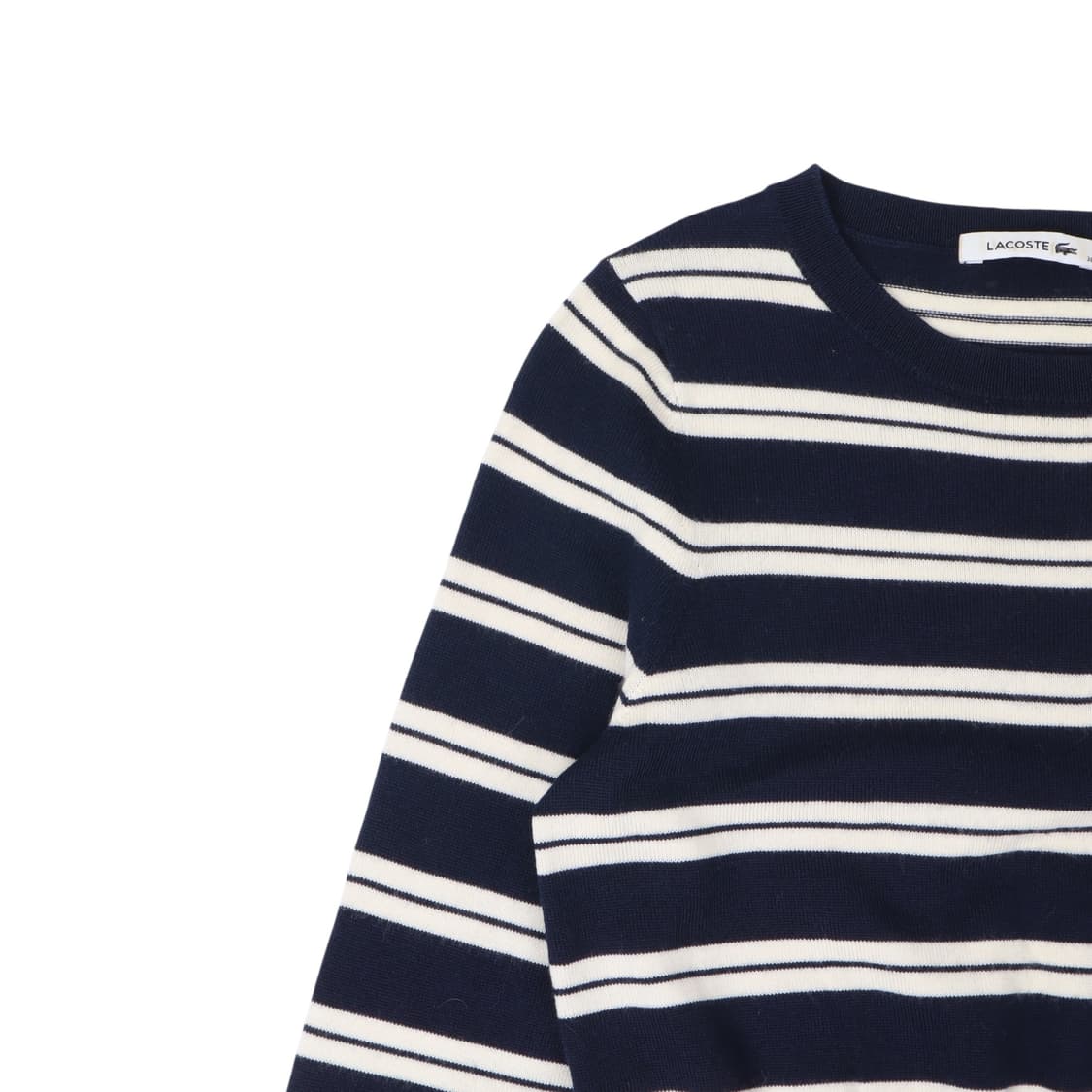 라코스테 스트라이프 울 니트 원피스 상품이미지3