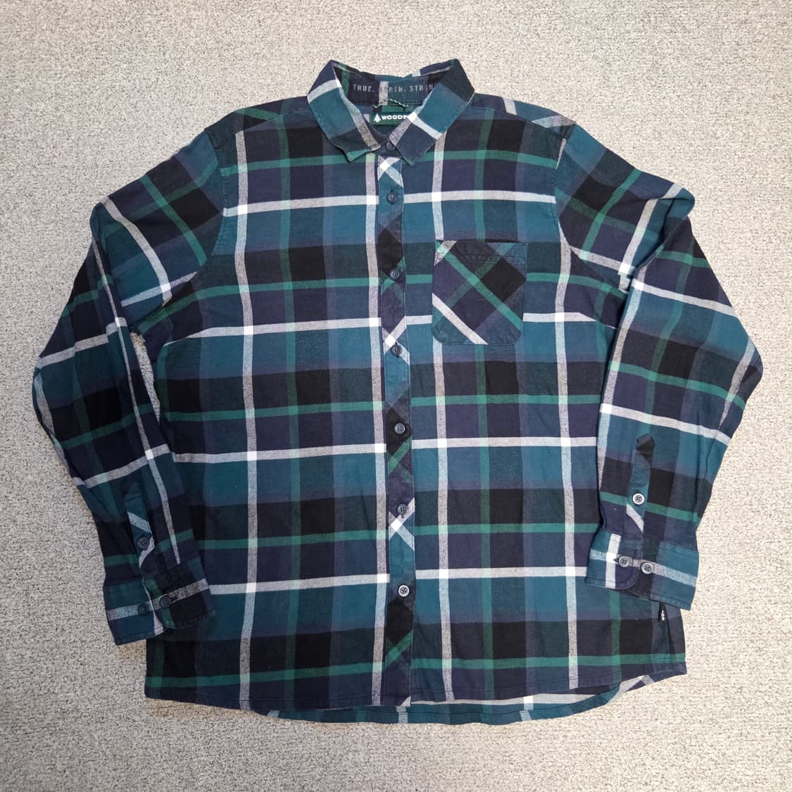 Woods 우즈 플란넬 체크셔츠 L(100) 상품이미지1