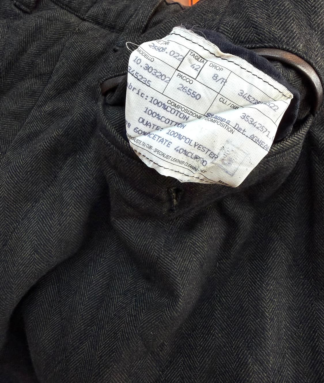 32~33/ 에르메스 레더블랜딩 퀄팅 패딩 팬츠 상품이미지9