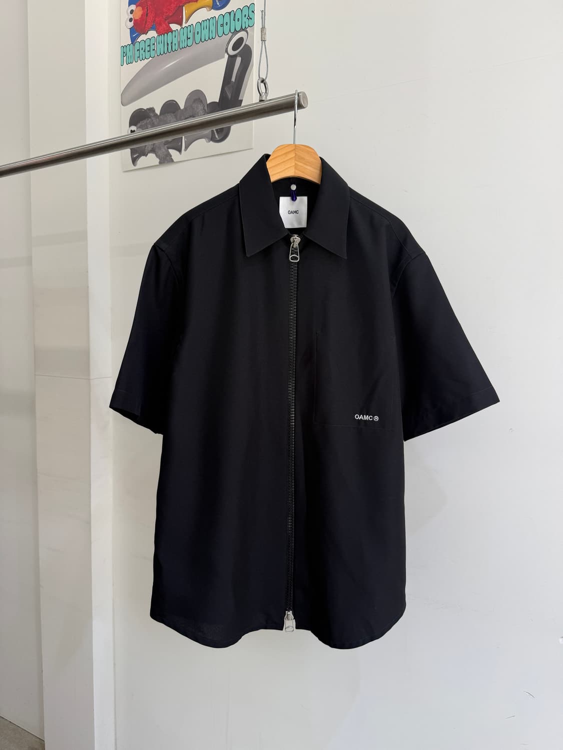 OAMC (Made in Italy) 반팔 집업 셔츠  상품이미지1