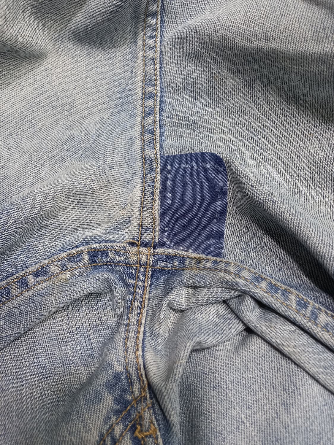 32 07's 리바이스505 Mexico 일자진 연청 커스텀 32-282 상품이미지10