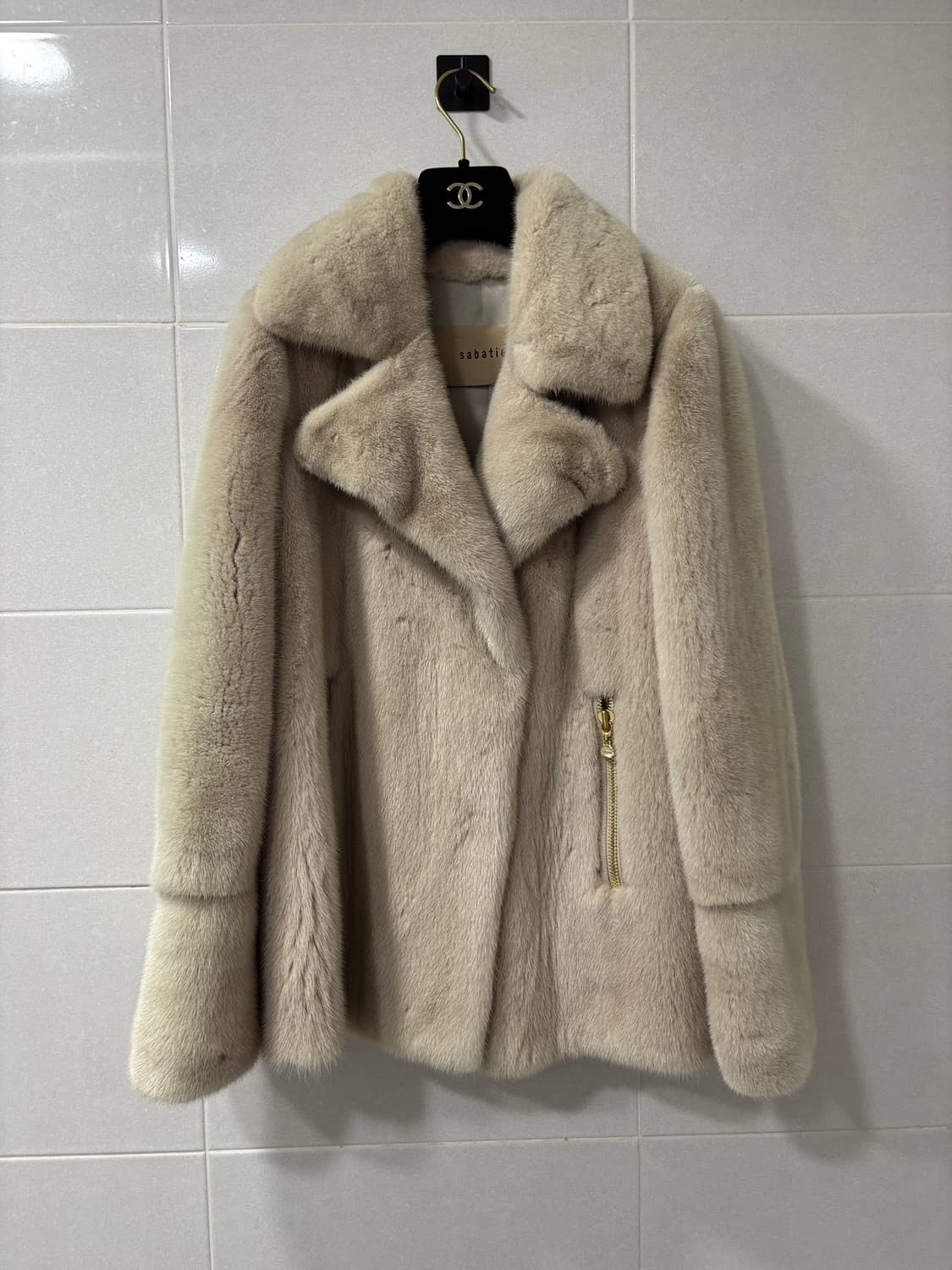 사바티에 플래티넘 밍크자켓 상품이미지1
