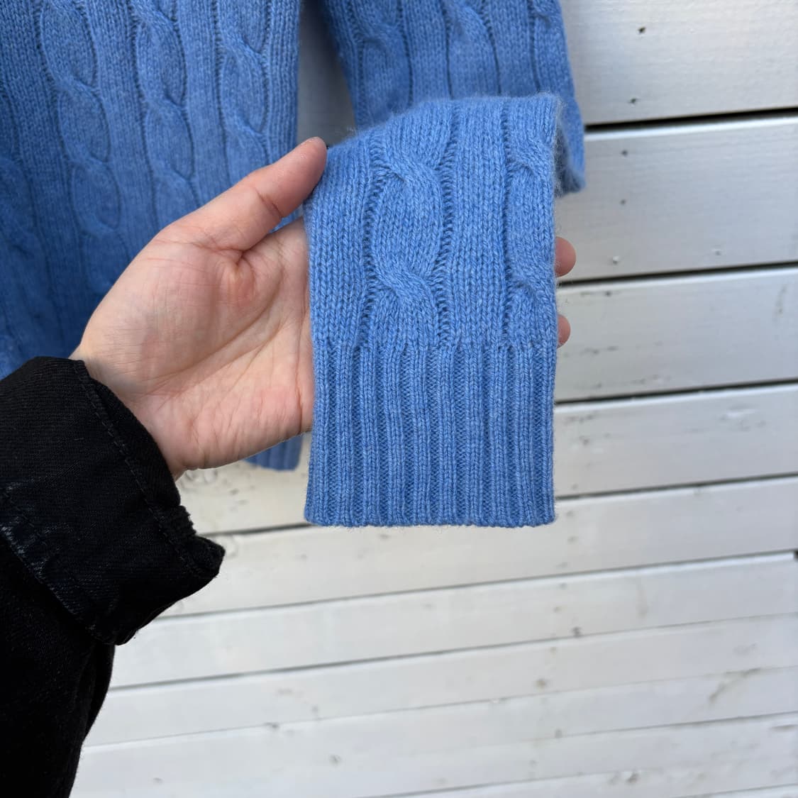 Polo 폴로 울 캐시미어 케이블 꽈배기 니트 상품이미지7