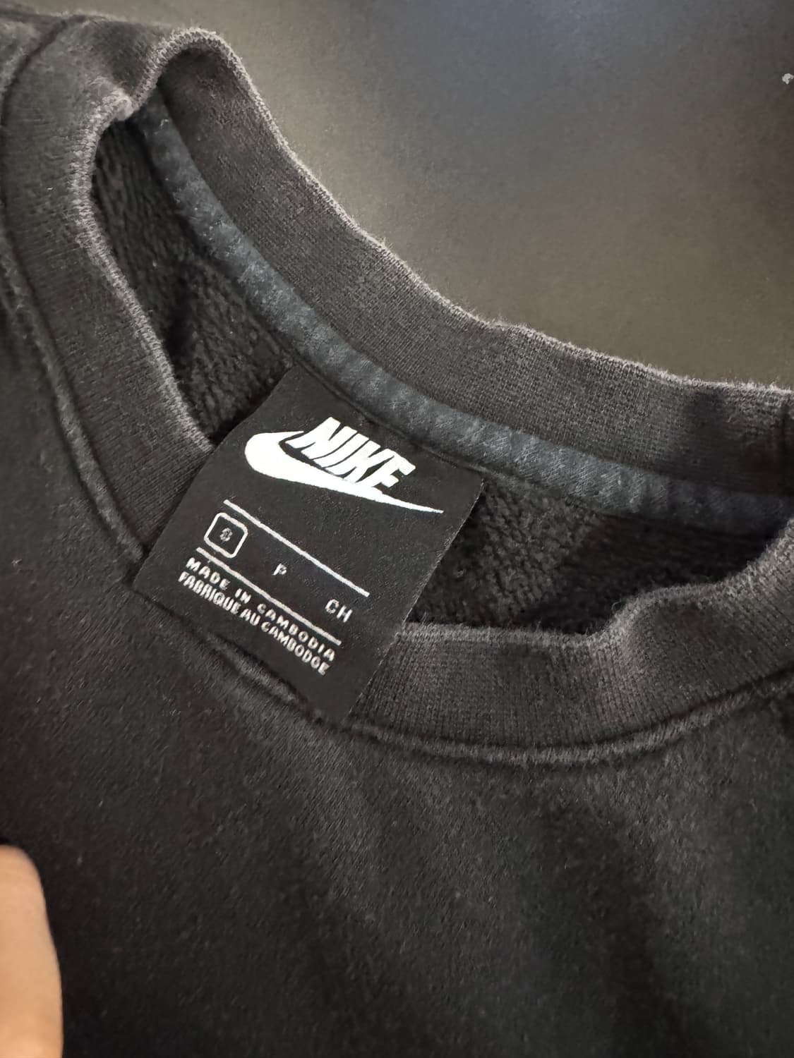 여성 나이키 Nike 트레이닝 기모 맨투맨 S 블랙 상품이미지3