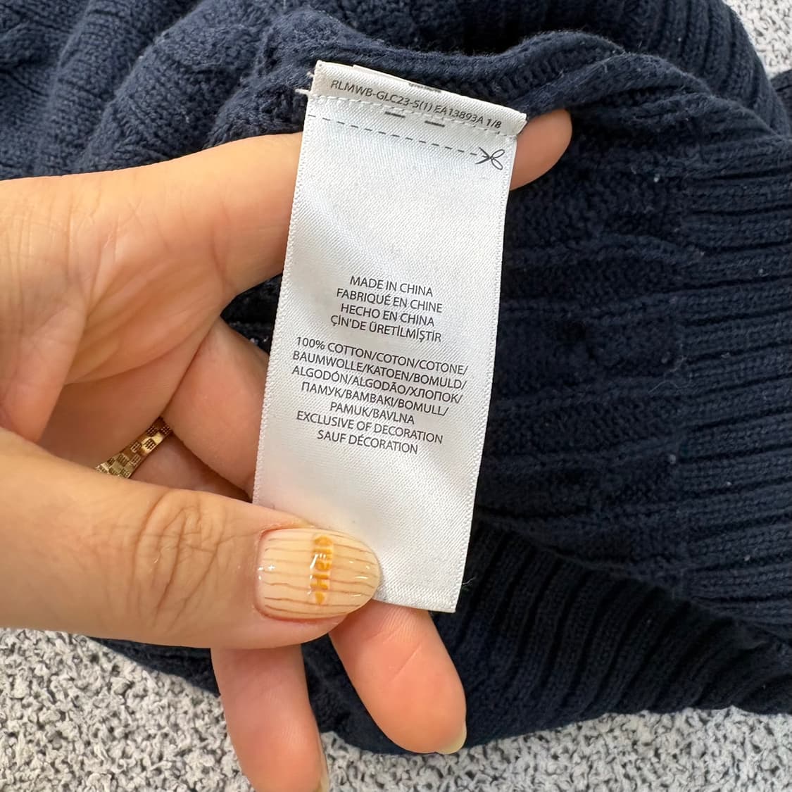 M 폴로 랄프로렌 키즈 케이블 니트 0402J 상품이미지5