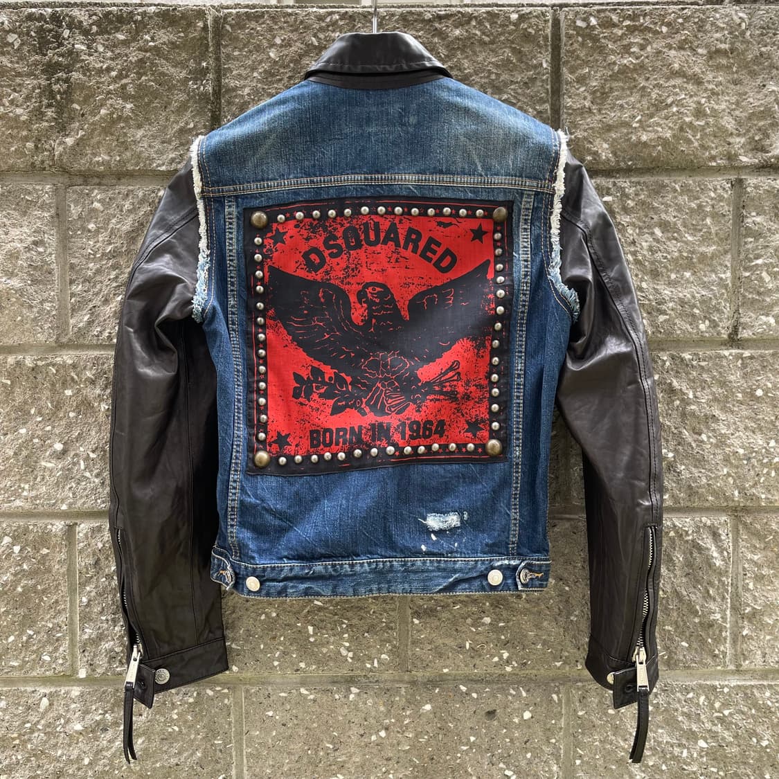 [44] DSQUARED2 2012 데님/레더 자켓 상품이미지1