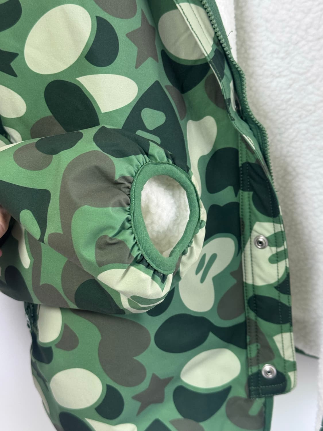 에이프 카모 자켓 그린 xs 상품이미지6