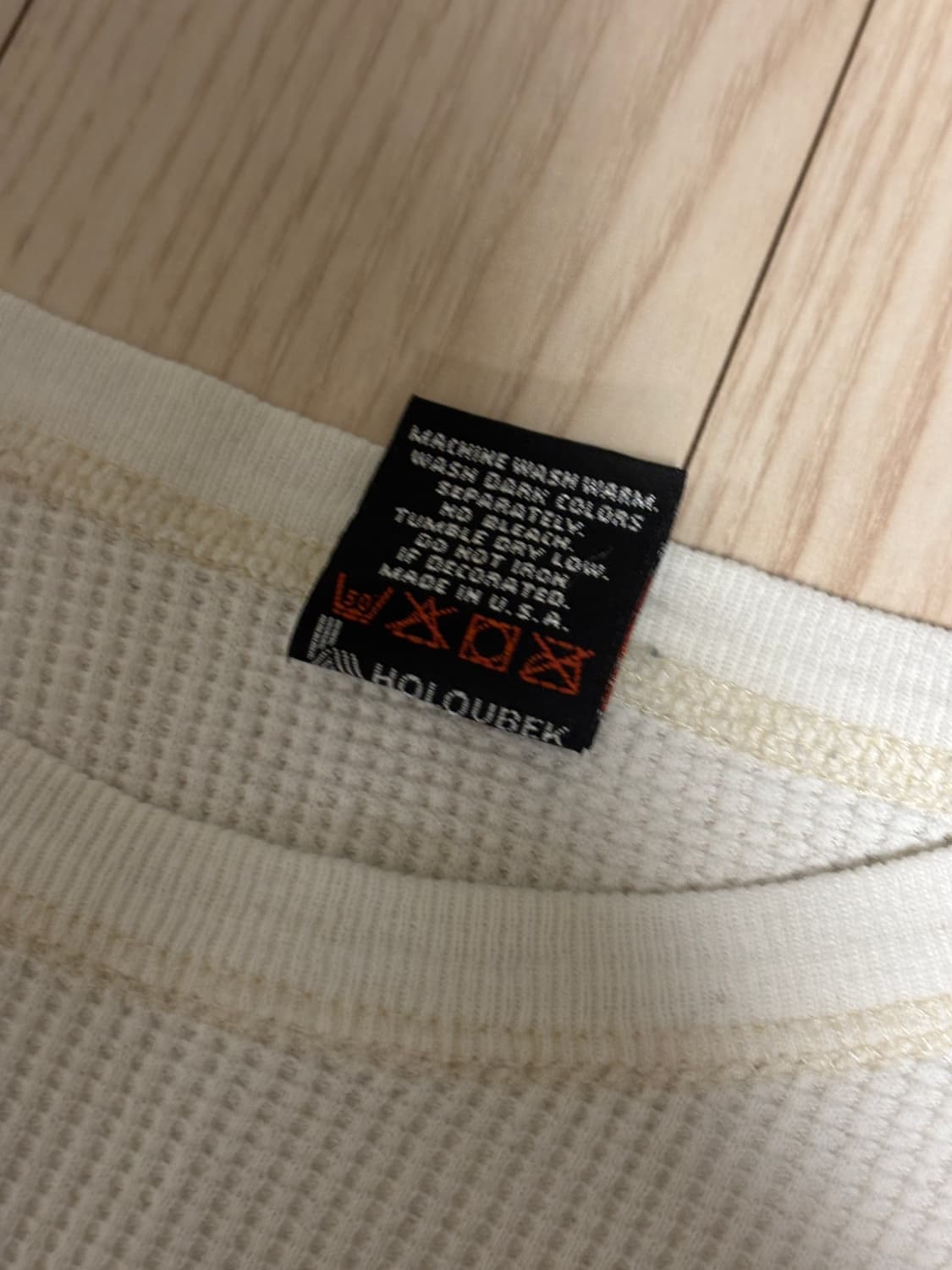 00s 할리데이비슨 USA 와플 롱슬리브 상품이미지4