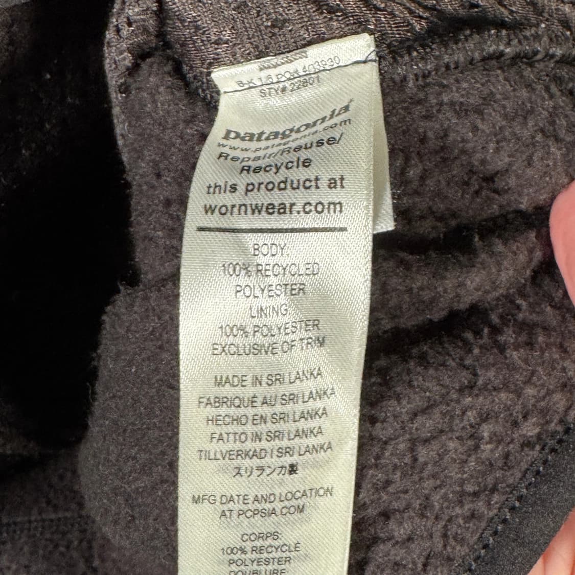 파타고니아 클래식 레트로-X 플리스 자켓 에스프레소 상품이미지4