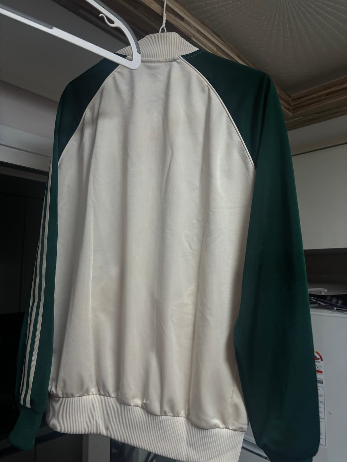 아디다스 SST 트랙탑 원더 화이트 컬리지에이트 그린 상품이미지3