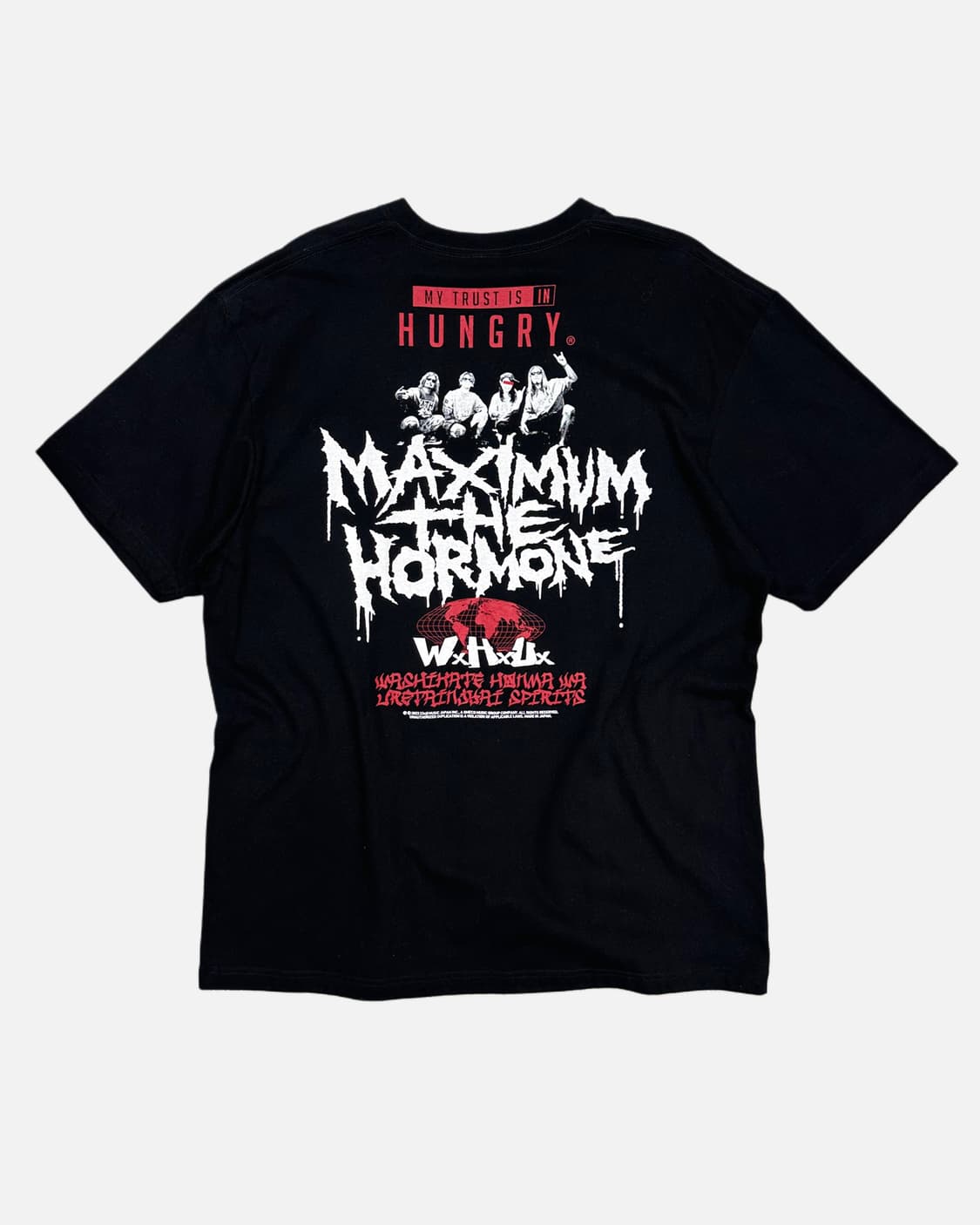 MAXIMUM HORMON band printing t-shirt 상품이미지3