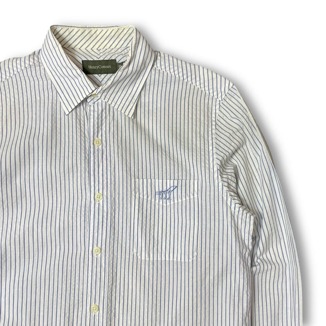 헨리코튼 스트라이프 긴팔 셔츠 95 상품이미지3