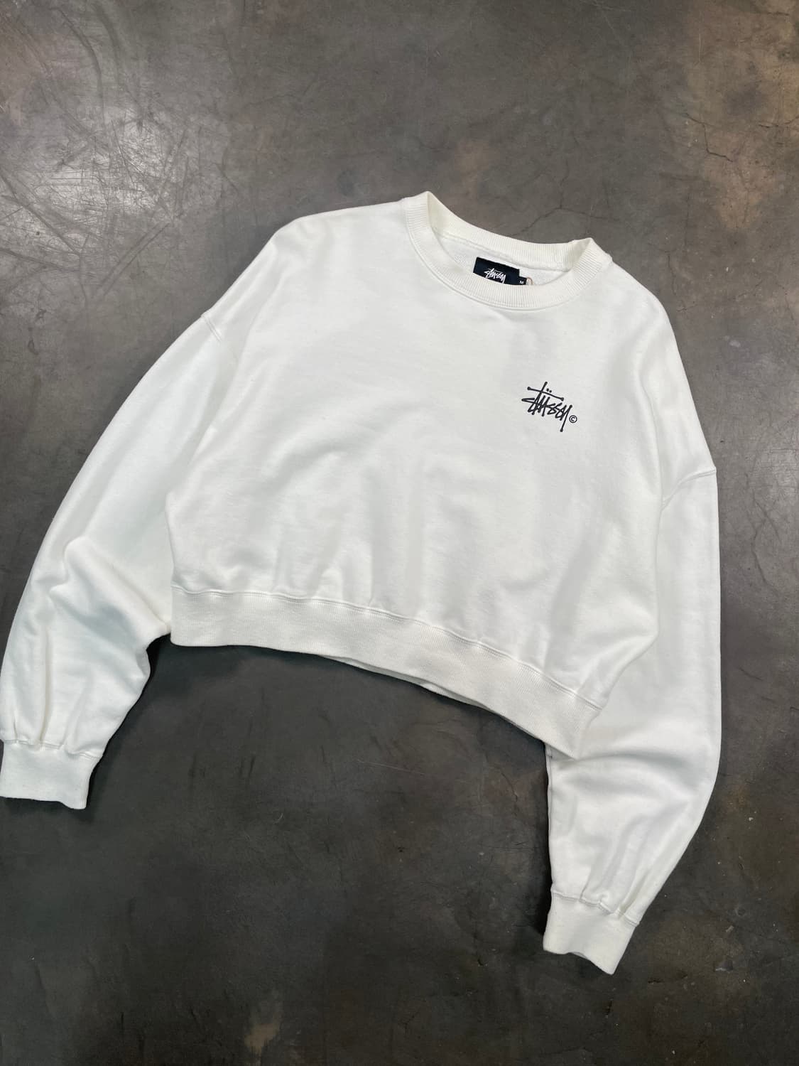 재팬 스투시 스탁로고 스웻셔츠 상품이미지5