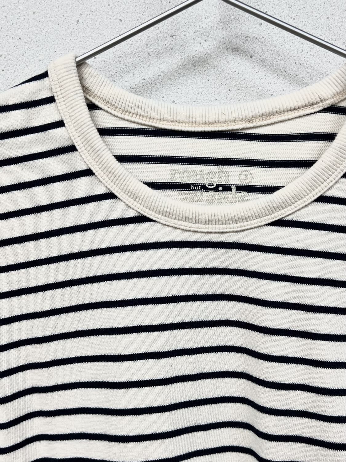 (KR/3) 러프사이드 스트라이프 반팔 네이비 상품이미지2