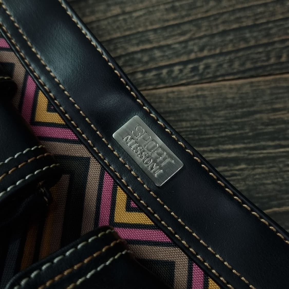 [미쏘니] 에스닉 기하학 패턴 투포켓 빈티지 호보백 숄더백 P01215 상품이미지7