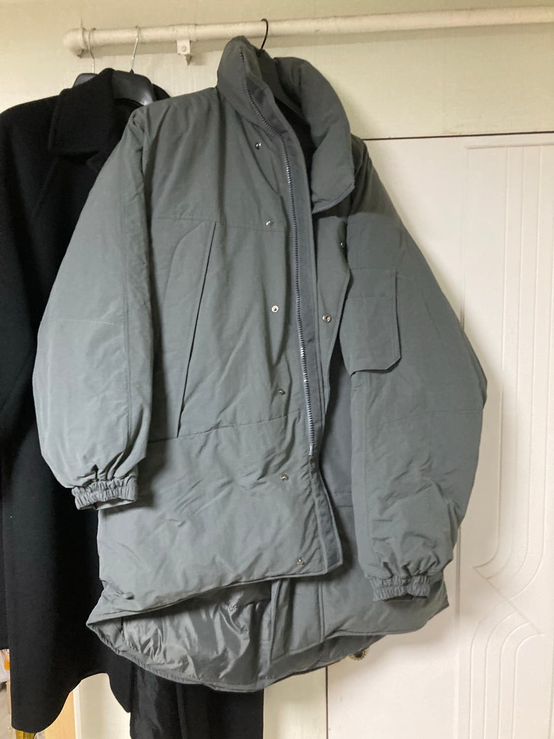 세컨모놀로그 컨템포러리 몬스터파카 그레이 COOSJP028 / XL 상품이미지4