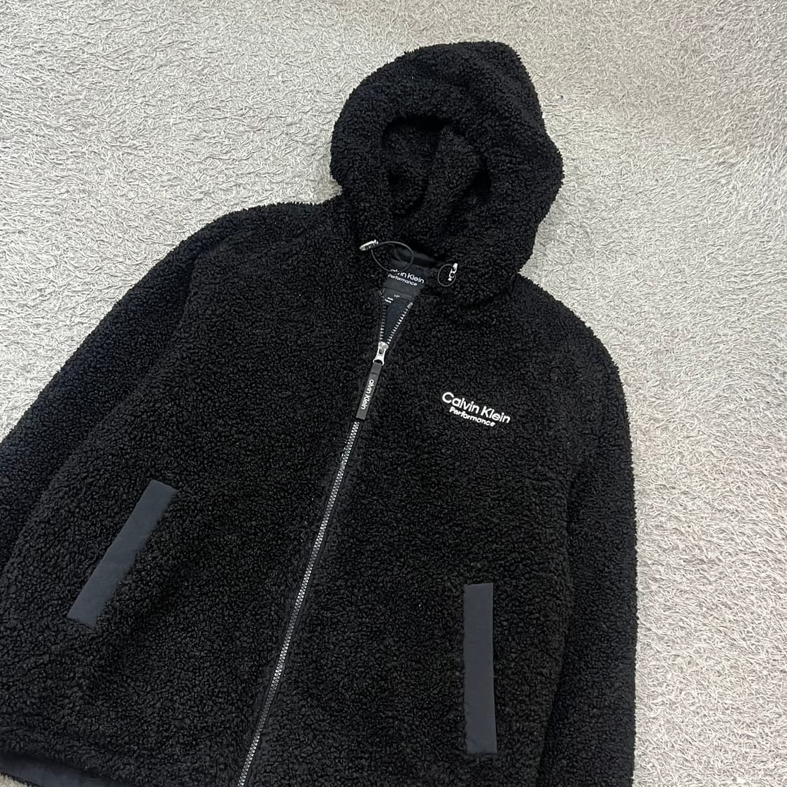 [100] 캘빈클라인 양털 후드집업 상품이미지1