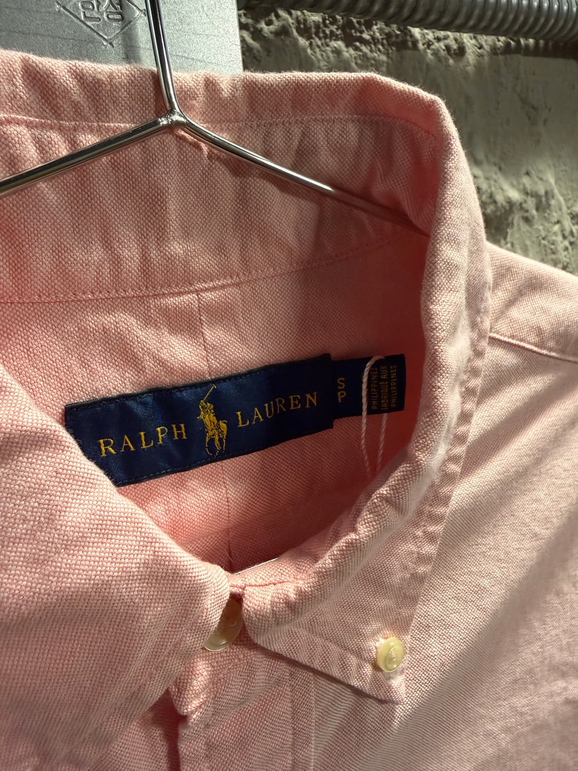 폴로 랄프로렌 클래식핏 옥스포드 셔츠 핑크 SP 상품이미지3