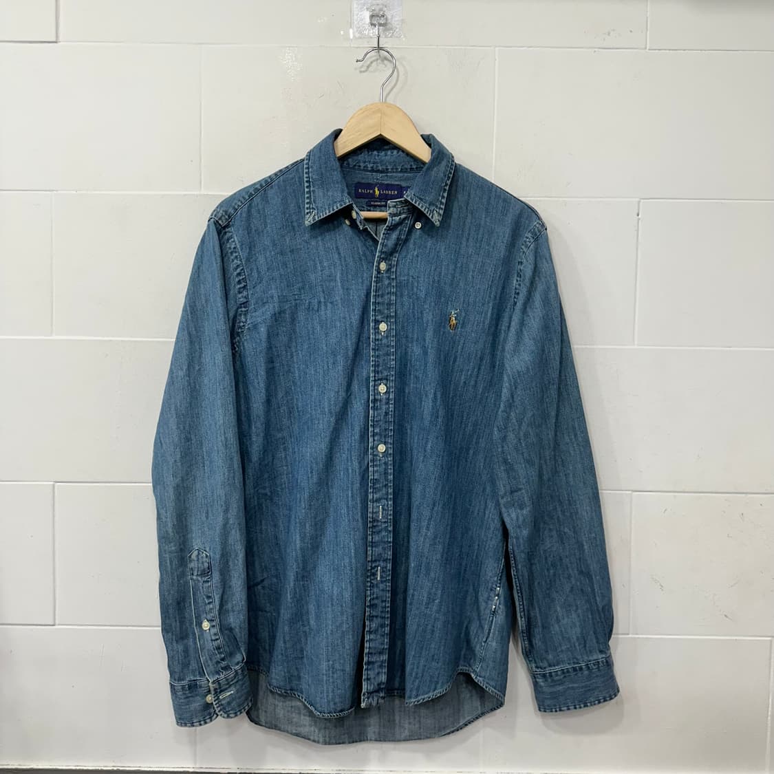 폴로 랄포르렌 데님 셔츠 상품이미지1