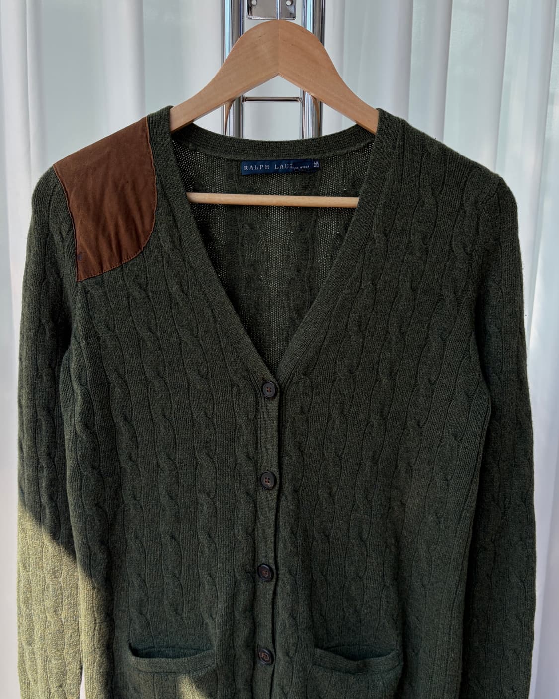 [M]폴로 랄프로렌 캐시미어 여성 케이블 니트 가디건 상품이미지4