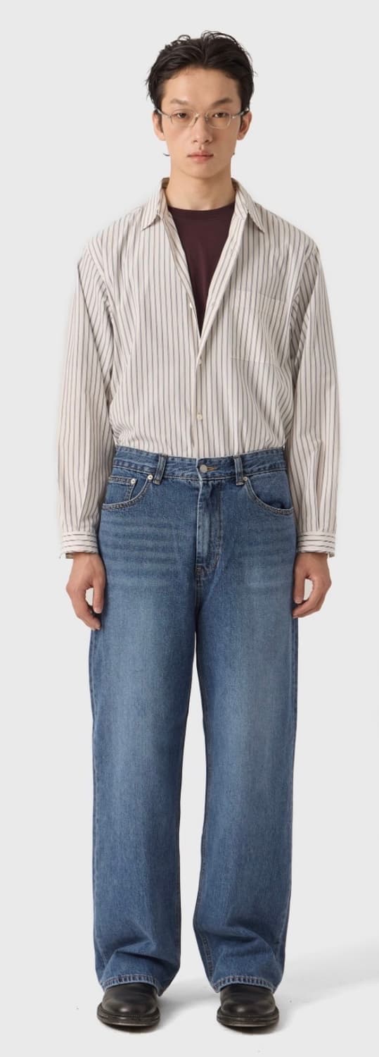 s) 유스 와이드데님 상품이미지1