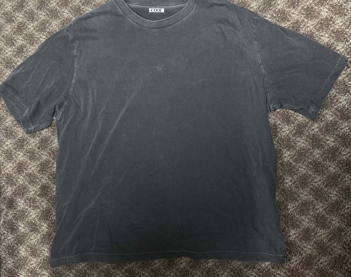 쿠어 피그먼트 워싱 반팔티 L 상품이미지1