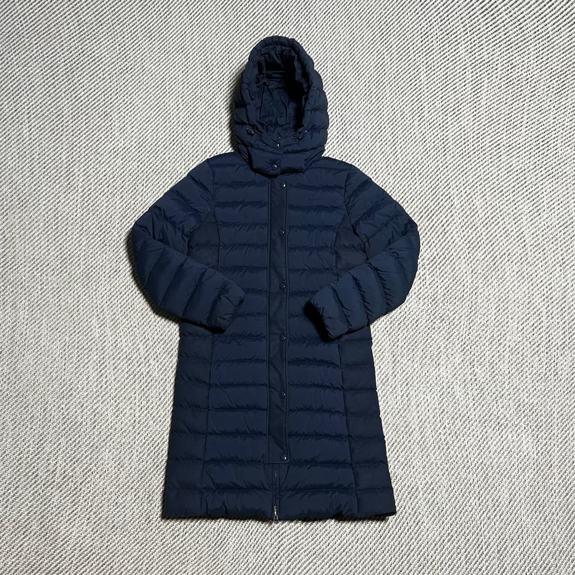 [S] Lacoste 라코스테 우먼즈 다운 네이비 패딩 점퍼 상품이미지3