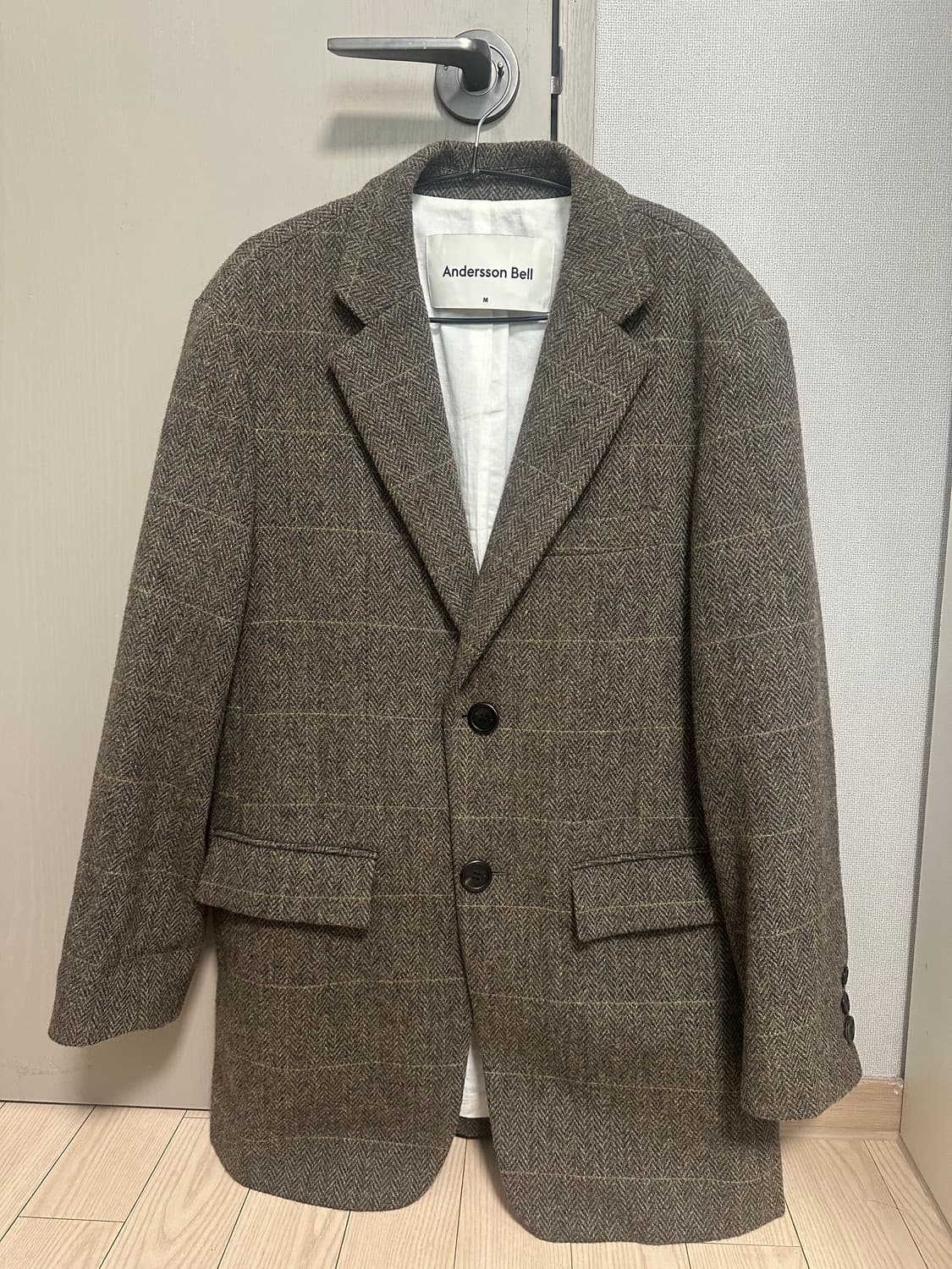 DADDY CLASSIC BROWN CHECK JACKET awa276u 상품이미지3