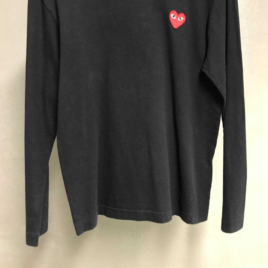 꼼데가르송 긴팔티 M 상품이미지3