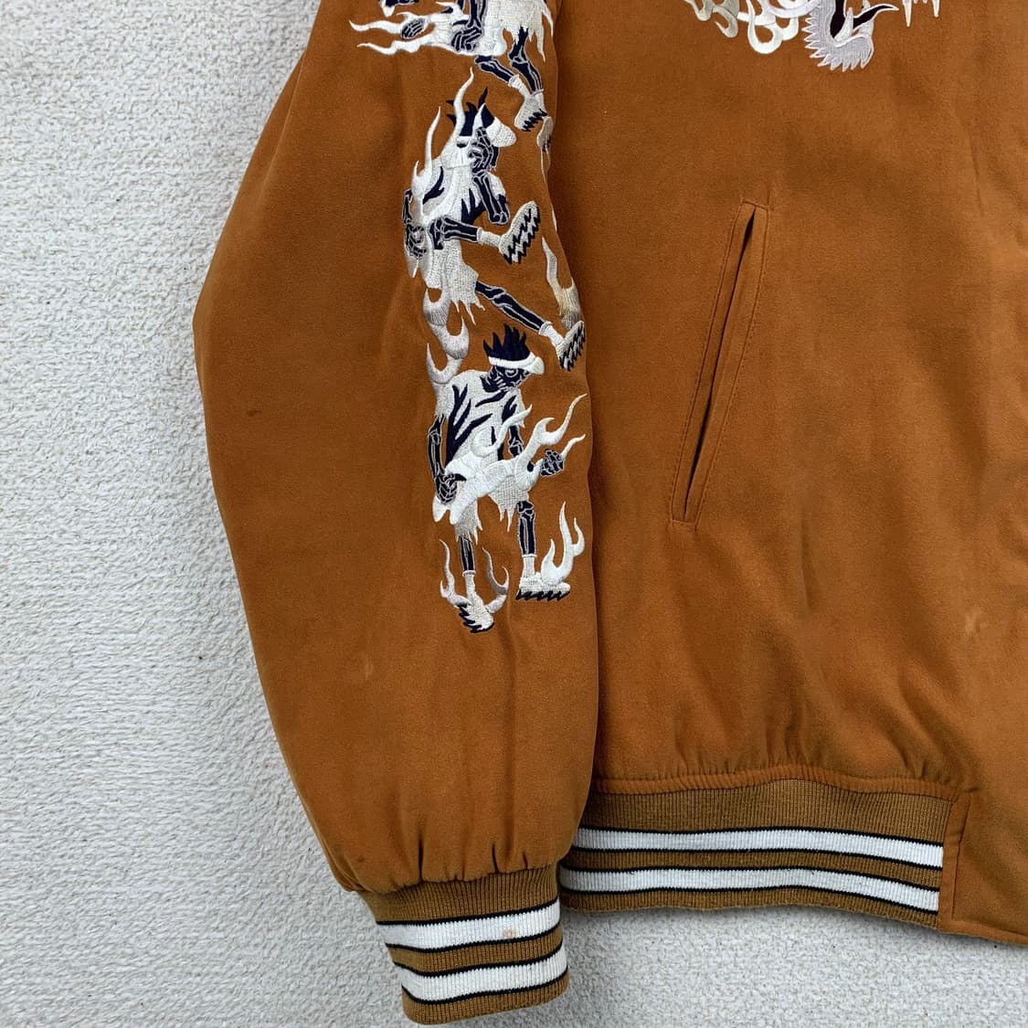 MPQ 스카쟌 리버시블 블루종 자켓 상품이미지3