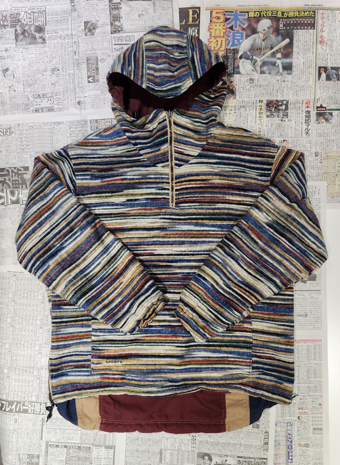 KENSHO ABE 리버시블 아노락 XL 상품이미지2