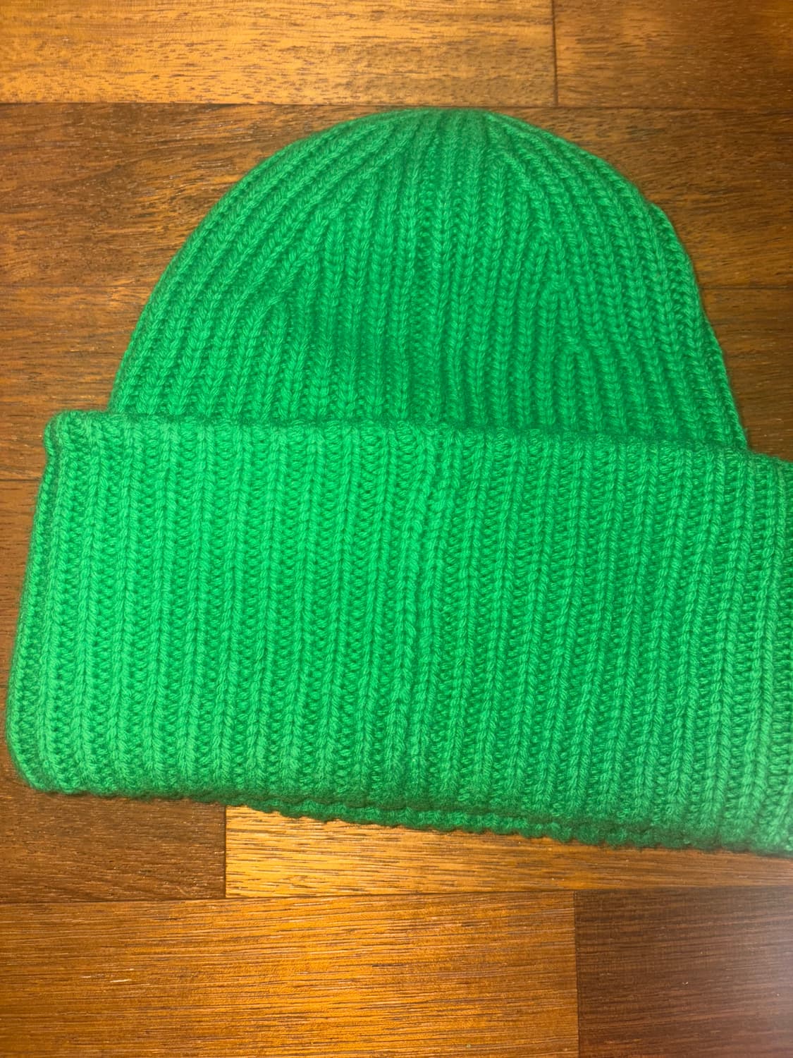 Acne studios 페이스 로고 비니 그린 상품이미지2