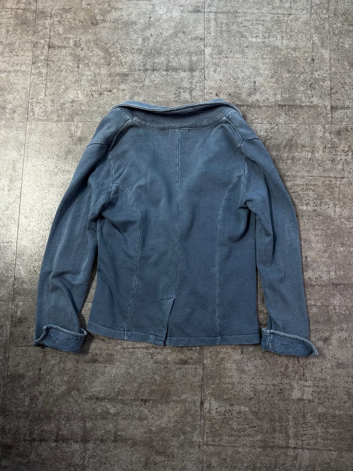 레이스 디테일 워싱 자켓 상품이미지5