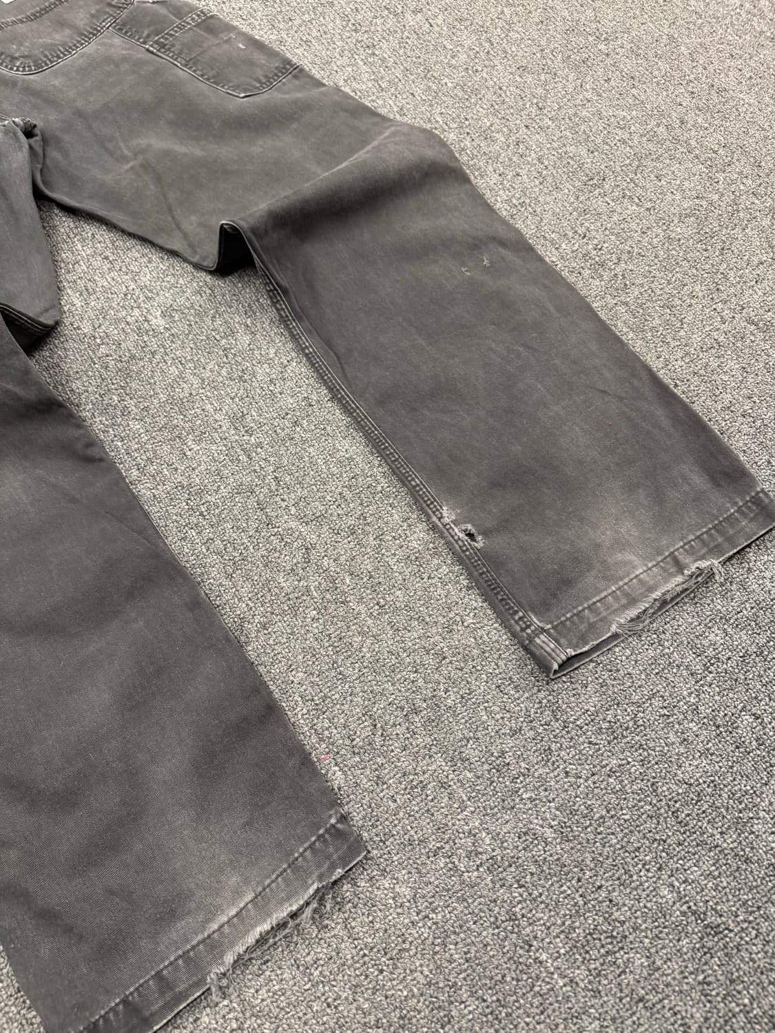 칼하트 빈티지 싱글니 블랙 워크팬츠 상품이미지8