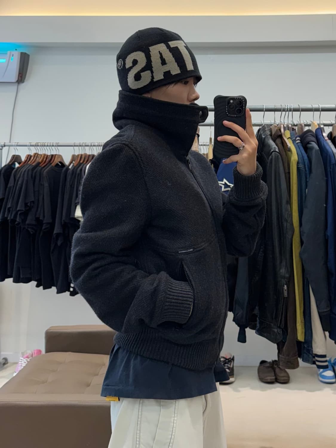 돌체앤가바나 시어링 카라 부클 집업 상품이미지6
