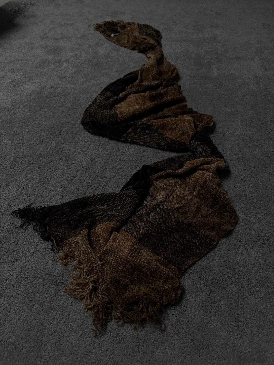 Vintage minimal grunge mood scarf 상품이미지1