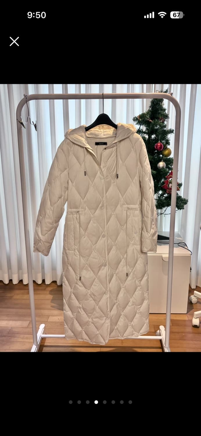 마리마켓 퀼팅 덕다운 롱패딩 상품이미지4