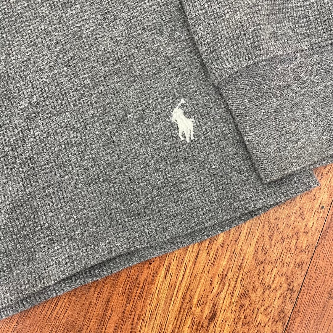 폴로 와플 롱슬리브 상품이미지2