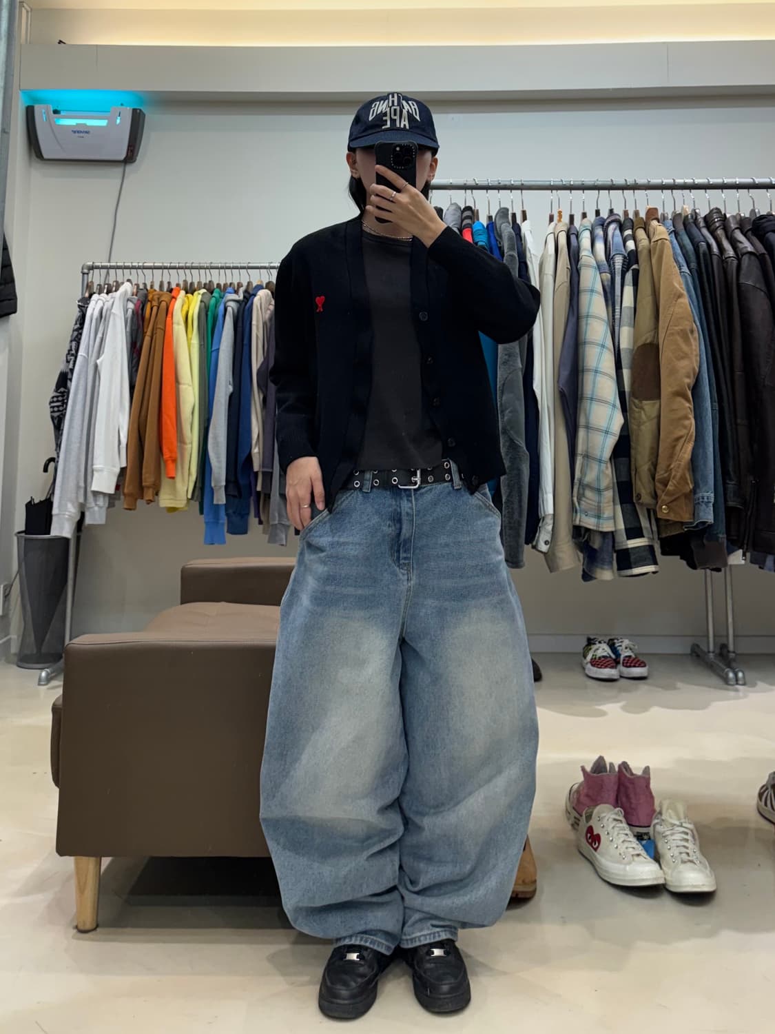 아미 스몰하트 가디건 상품이미지9