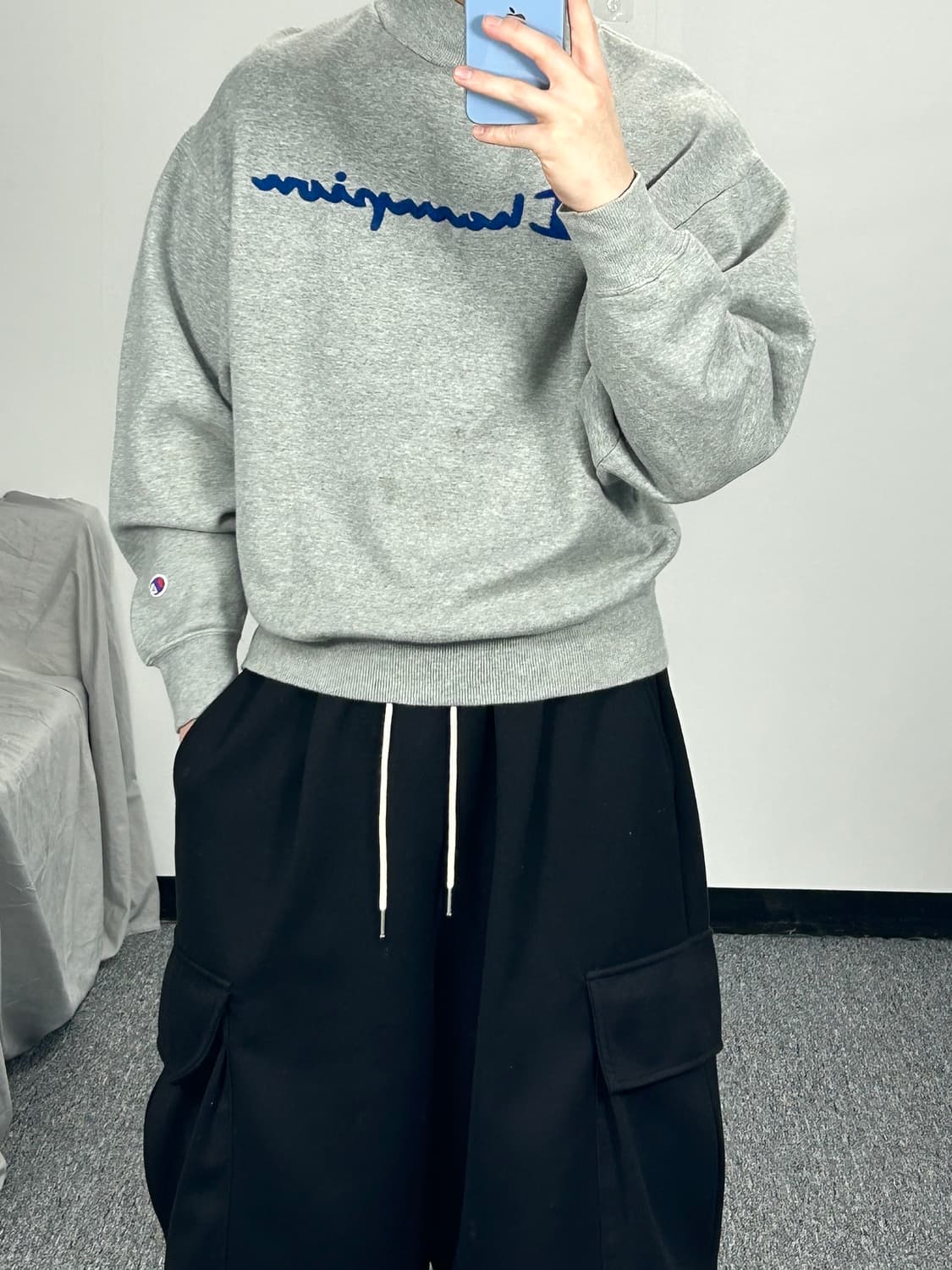 챔피온 리버스위브 하이넥 맨투맨 S  상품이미지2