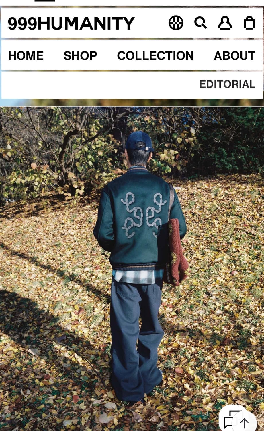 999휴머니티 헤비 울 블루종 상품이미지1