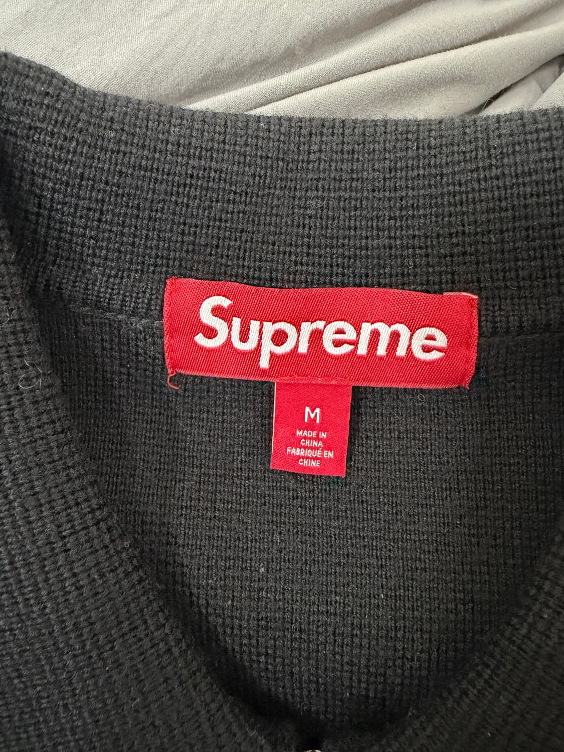 슈프림 스트라이프 폴로 집업 상품이미지3