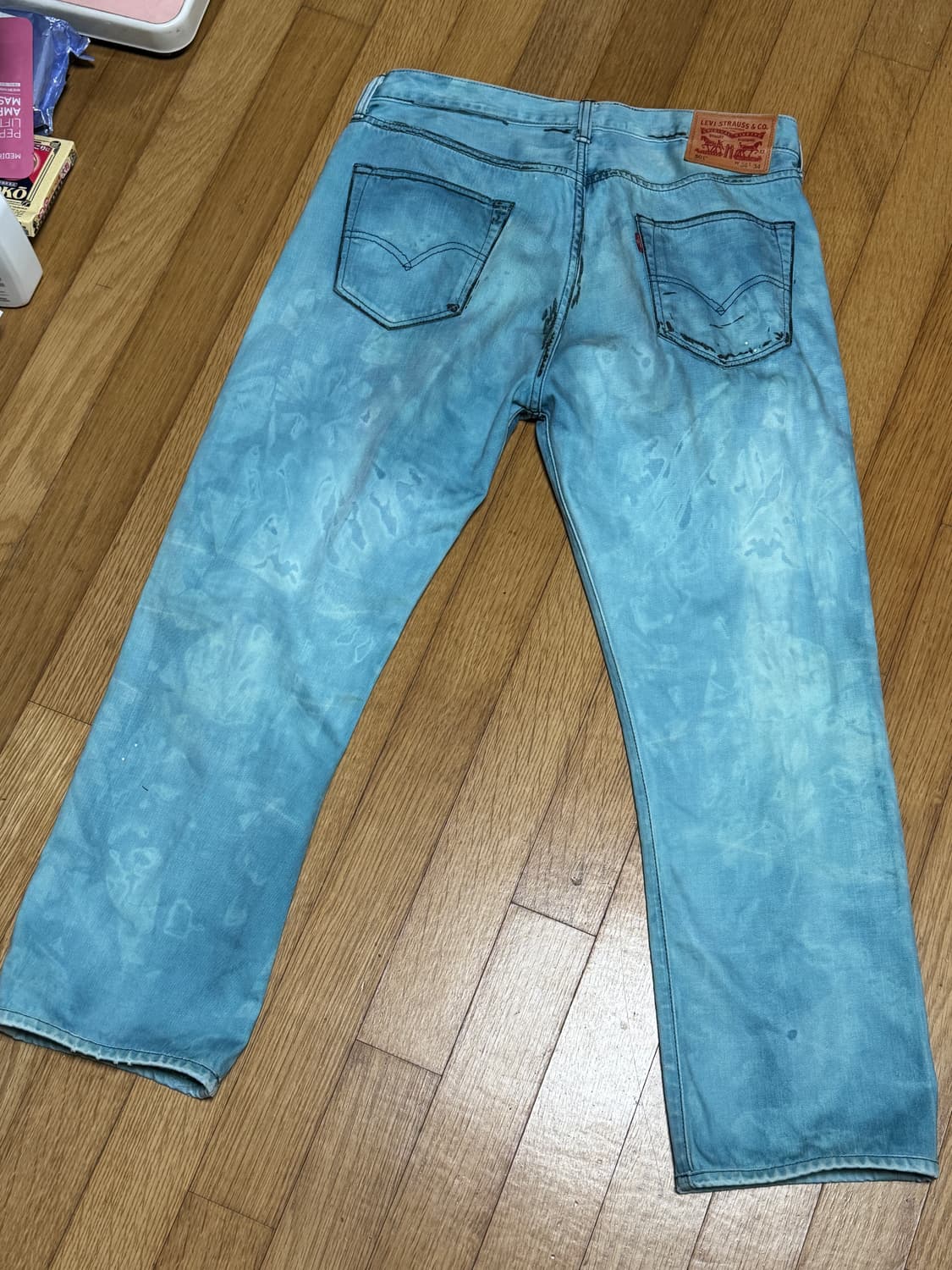 [34]리바이스 501 락스물 커스텀 팝니다 상품이미지2