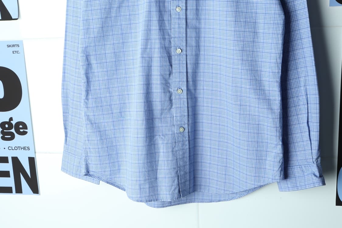 (L-XL) 폴로 랄프로렌 셔츠 남방 USA 잔체크 블루-H3H33993 상품이미지4