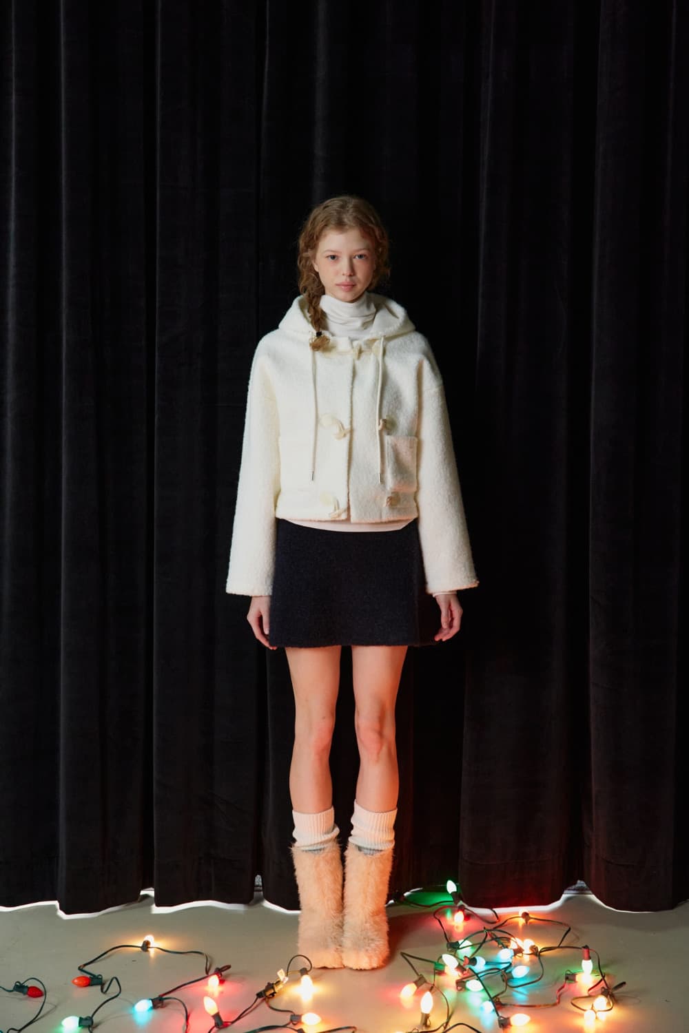 마그넷아카이브 boucle duffle hoodie 부클 더플 후디 상품이미지1