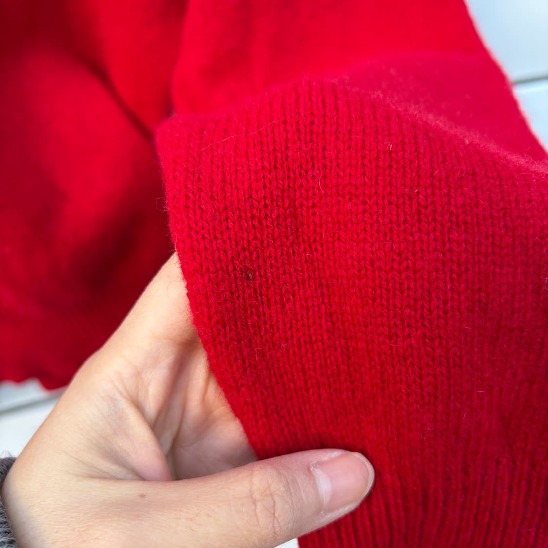 Polo 폴로 울 카라 니트 상품이미지4